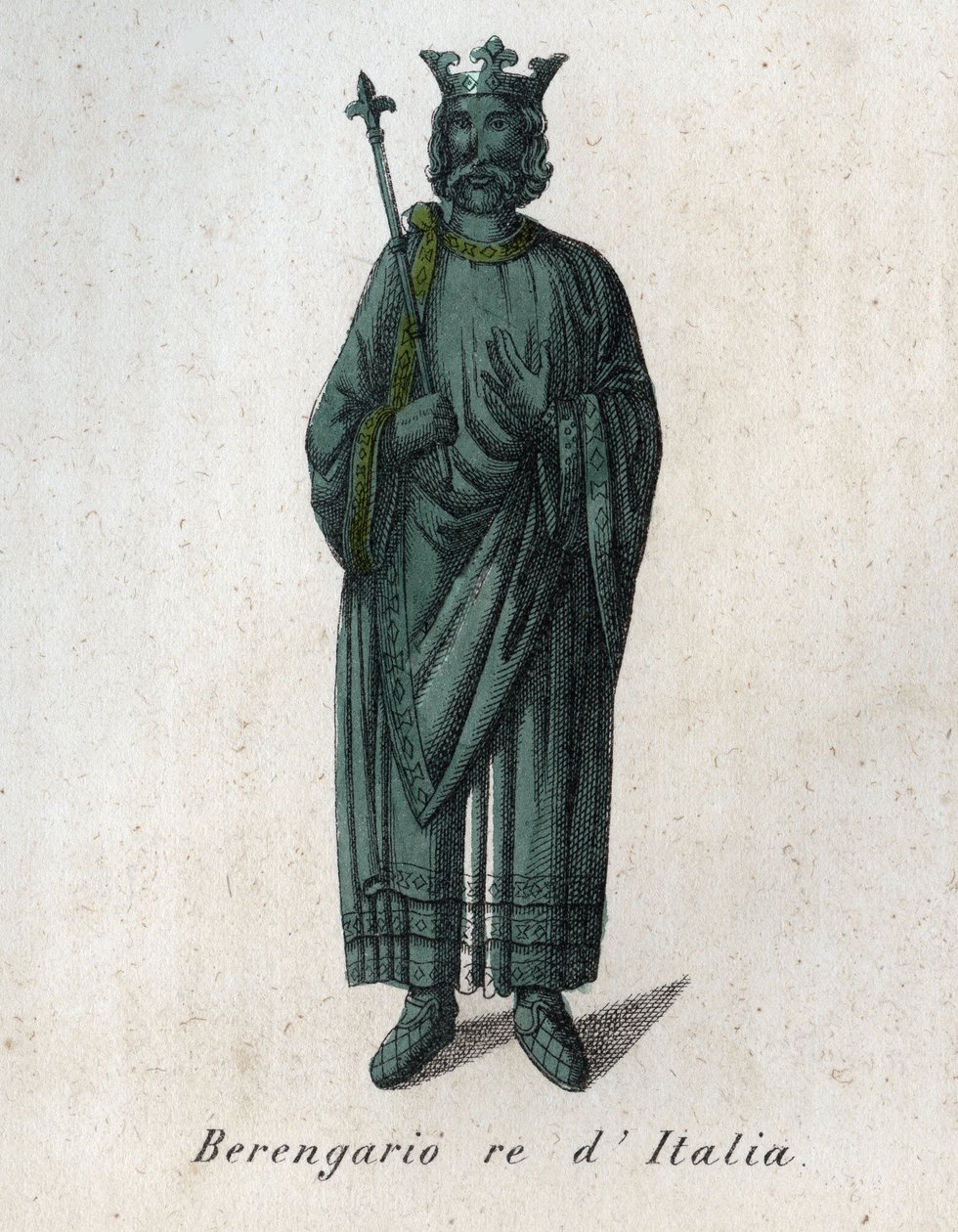 Portrét italského krále Berengara II (900-966) - Berenger II ou ou ou Berenger d