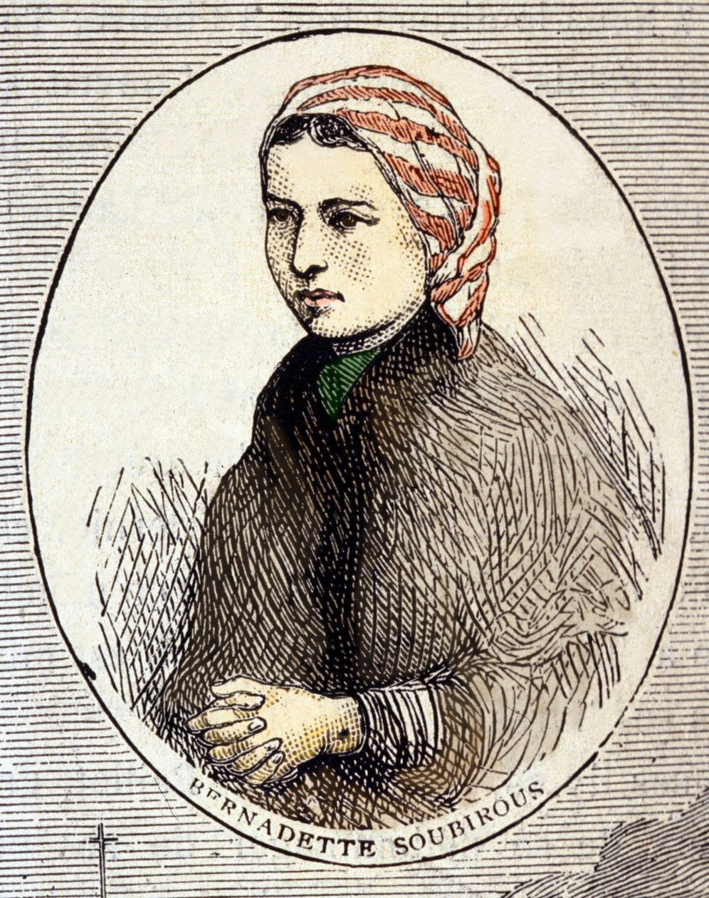 Portrét Bernadette Soubirous (1844-1879). od Unknown artist