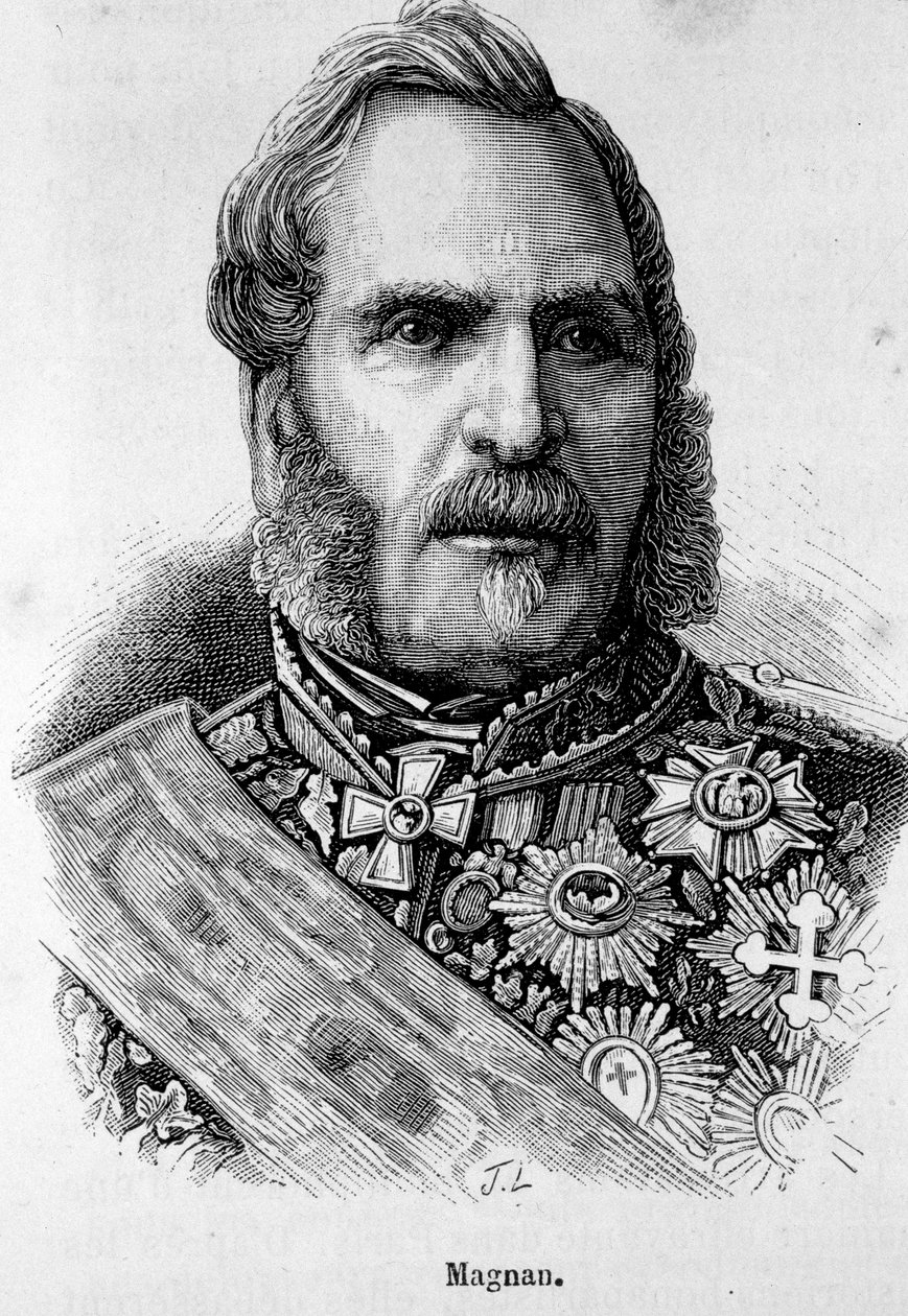 Portrét Bernarda Pierra Magnana (1791-1865), Marechala z Francie. od Unknown artist