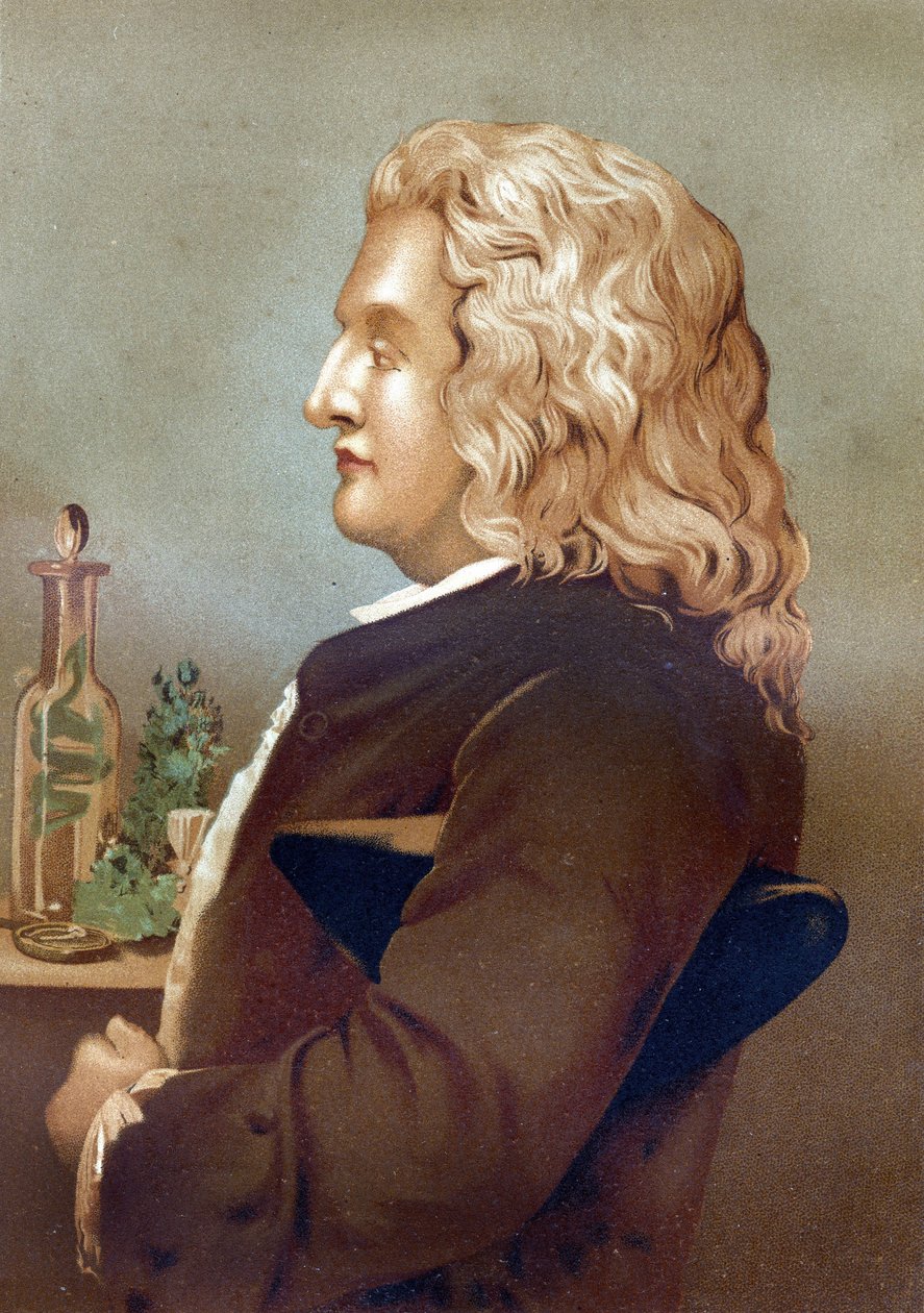 Portrét Bernarda de Jussieu (1699-1777), francouzského botanika. z „La Ciencia y sus Hombres od Louise Figuiera““. Barcelona 1881 od Unknown artist