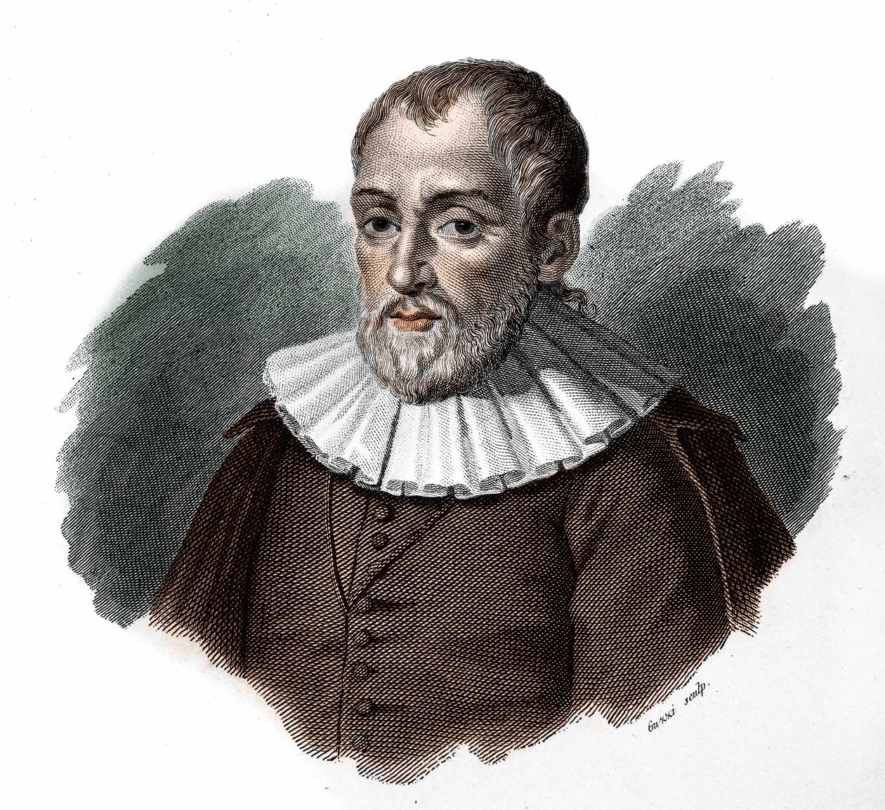Portrét Bernardina Telesia.Humanist od Unknown artist