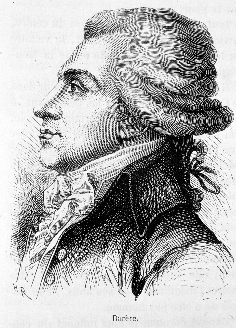 Portrét Bertranda Barere de Vieuzac (1755-1841), francouzského politika. od Unknown artist