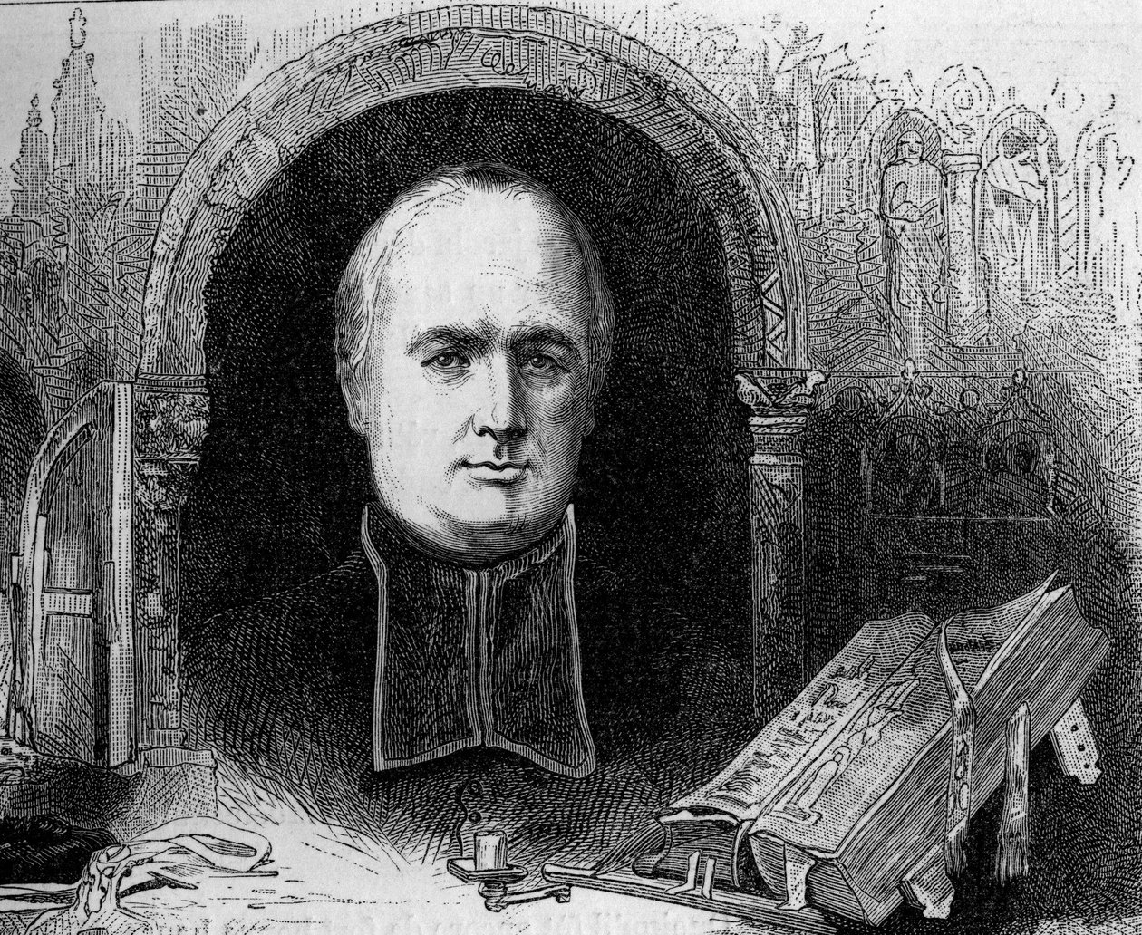 Portrét biskupa Peyramale, Cure of Lourdes (1811 - 1877). od Unknown artist