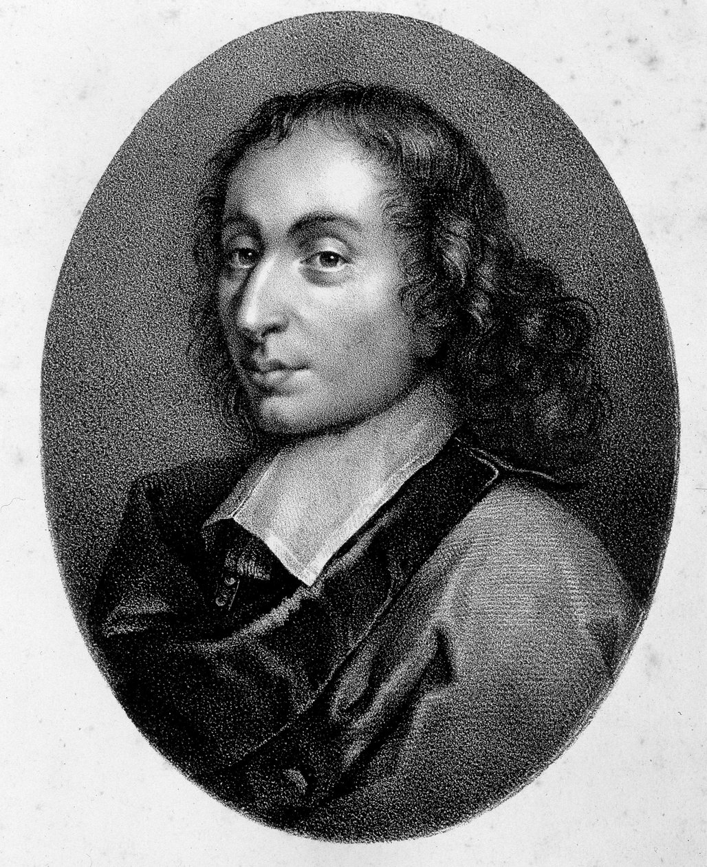Portrét Blaise Pascala (1623 - 1662) od Unknown artist