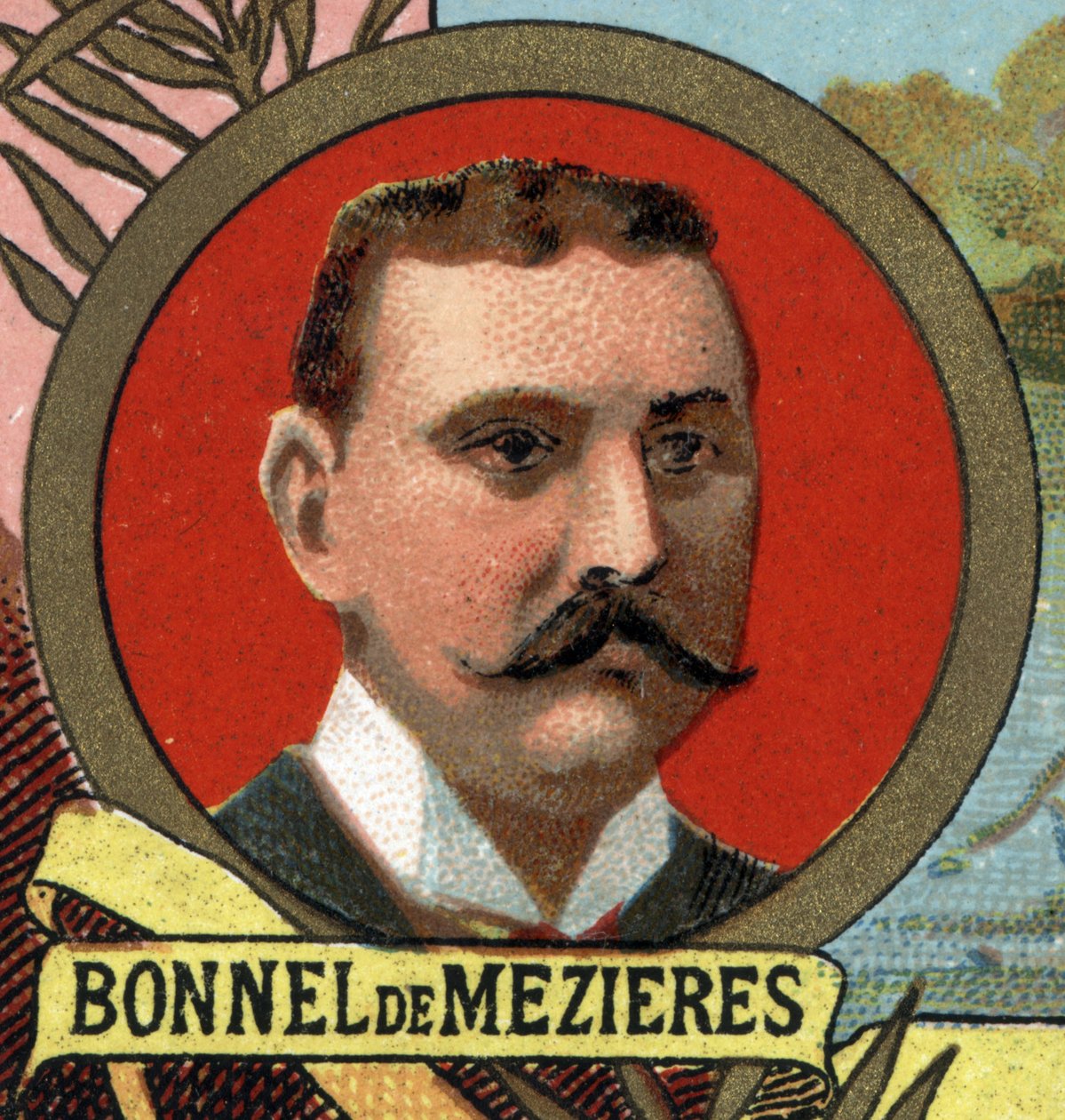 Portrét Bonneta (Bonnel) od francouzského průzkumníka Mezieres. od Unknown artist