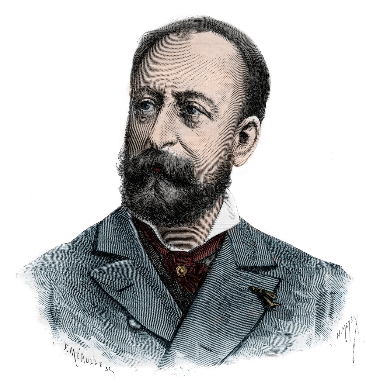 Portrét Camille Saint-Saens (Saint Saens od Unknown artist