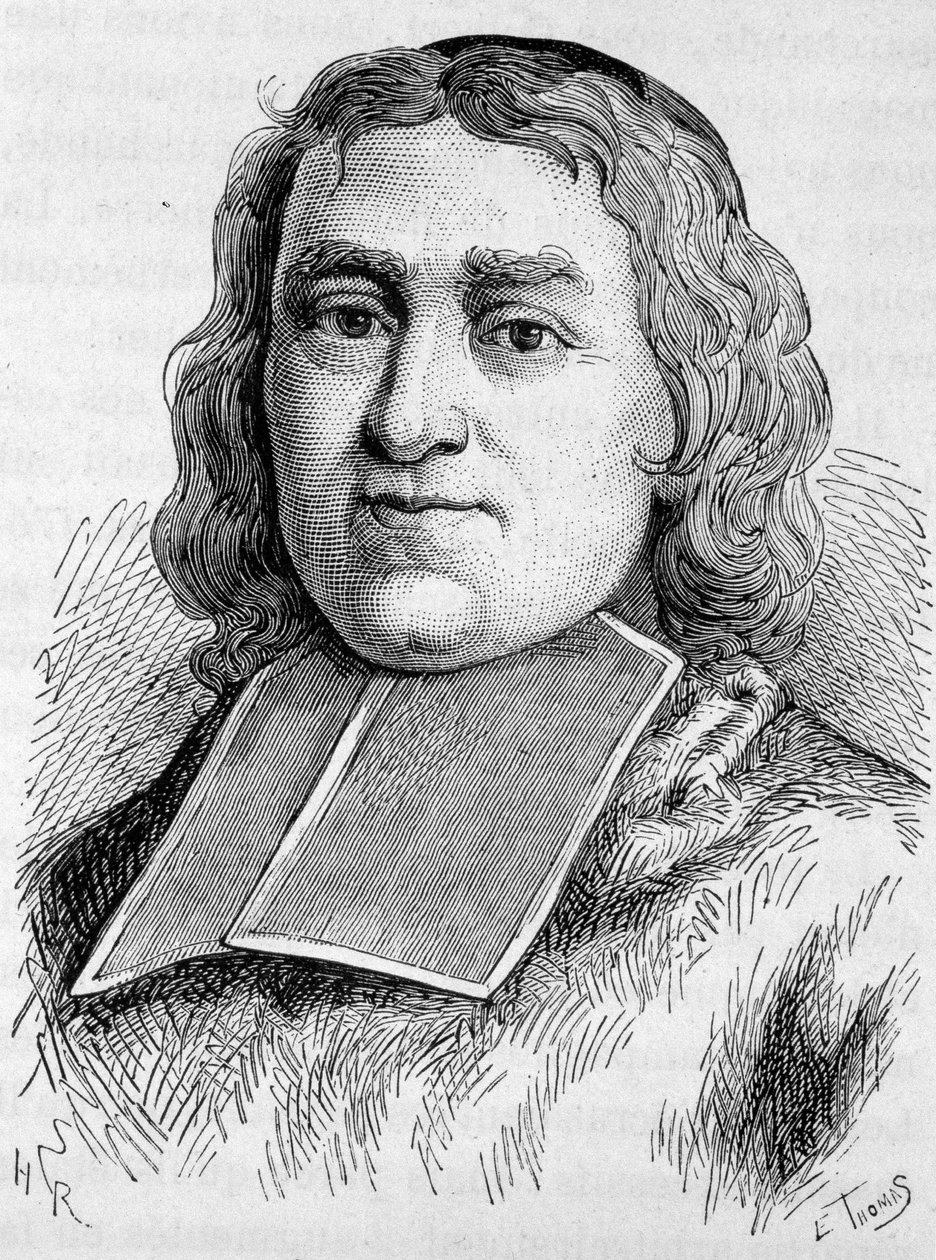 Portrét kardinála Fleuryho (1653 - 1743) (André Hercule de Fleury). Rytina konce 19. století v „Histoire de France““ od H. Martina. od Unknown artist
