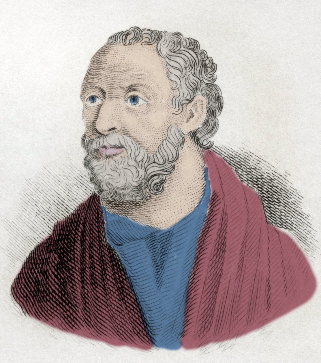 Portrét Carneade (219-128 př. n. l.) řecký filozof. od Unknown artist