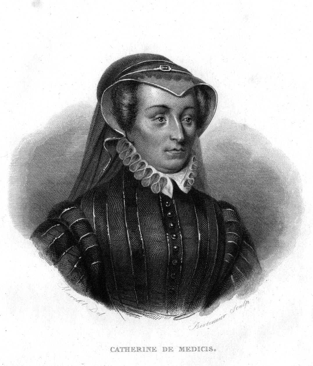 Portrét Kateřiny Medicejské (1519 - 1589). od Unknown artist