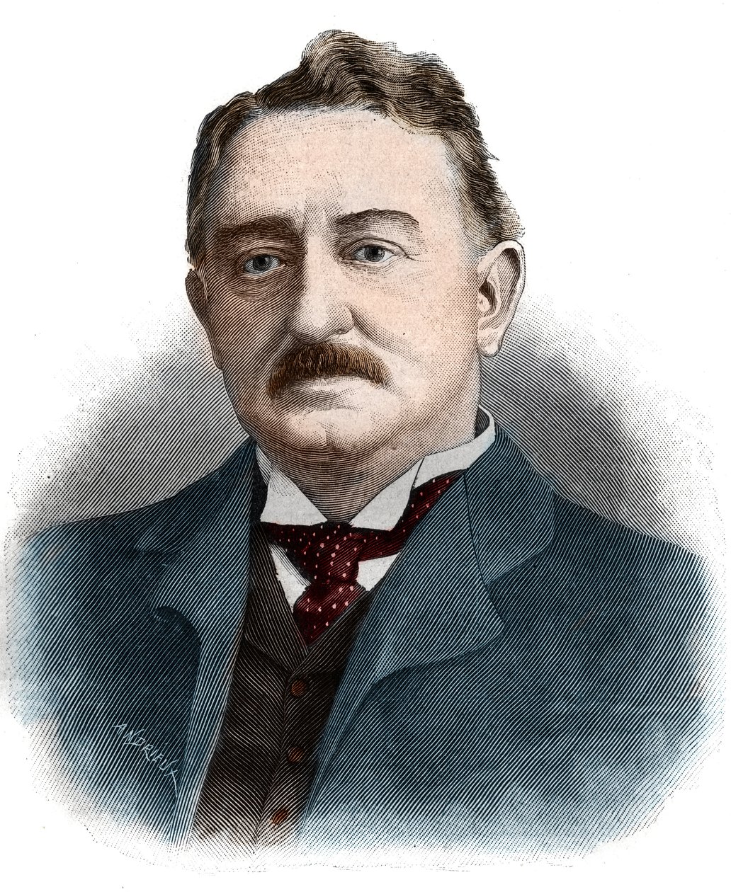 Portrét Cecila Johna Rhodese (1853-1902) britského obchodníka a koloniálního správce. od Unknown artist