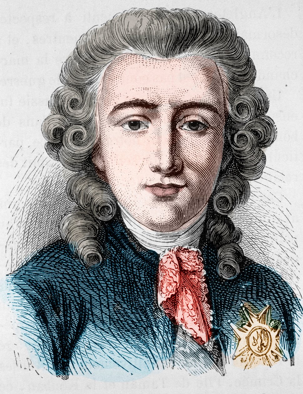 Portrét Charlese Alexandra de Calonne, francouzského politika (1734-1802) - v „“L’Histoire de France““ od Henriho Martina od Unknown artist