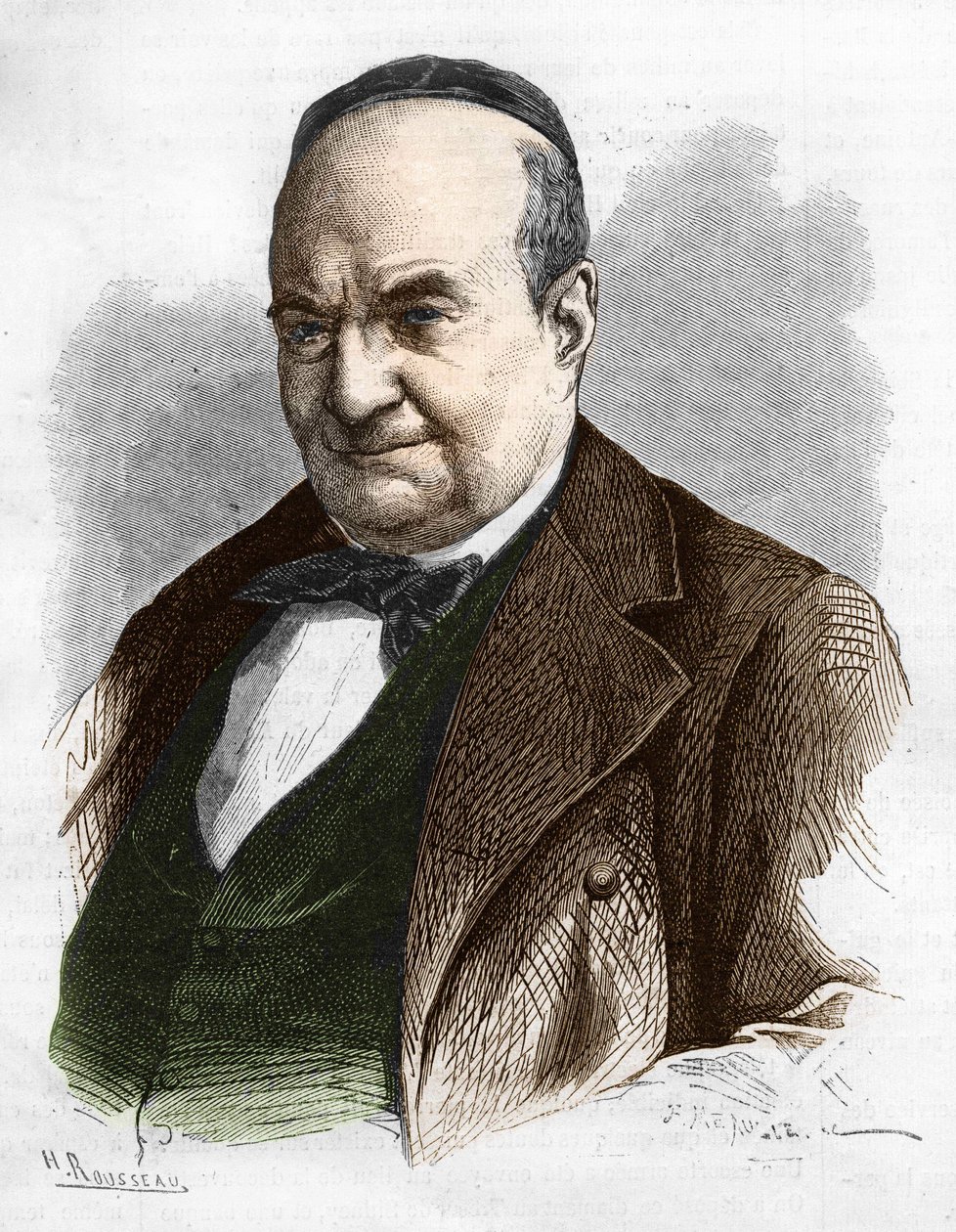 Portrét Charlese Augustina Sainte Beuve (1804 - 1869) (Sainte-Beuve), spisovatel, novinář a literární kritik. od Unknown artist