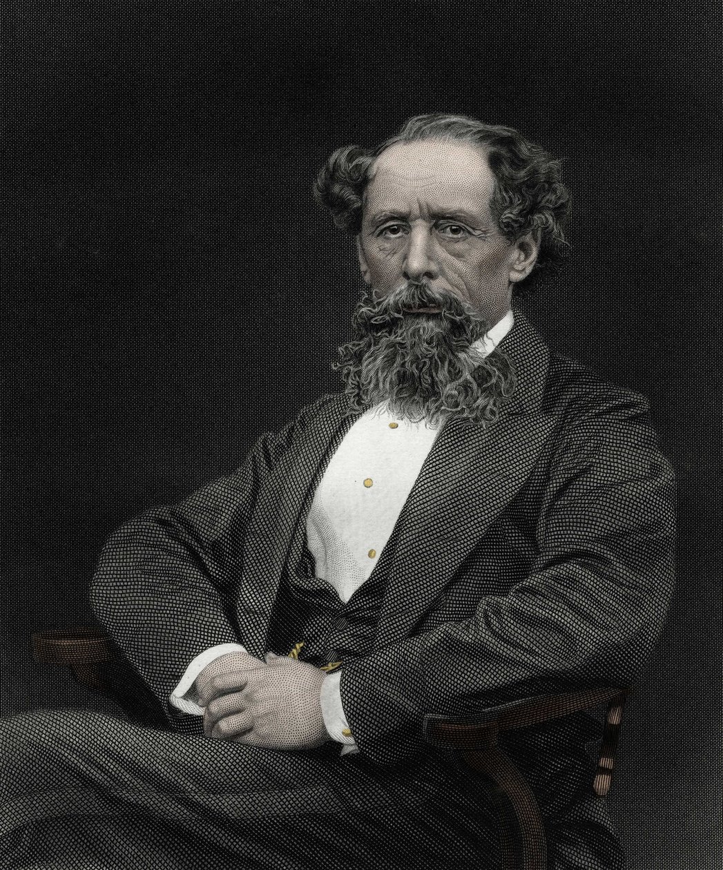 Portrét Charlese Dickense (1812-1870), anglického spisovatele. od Unknown artist