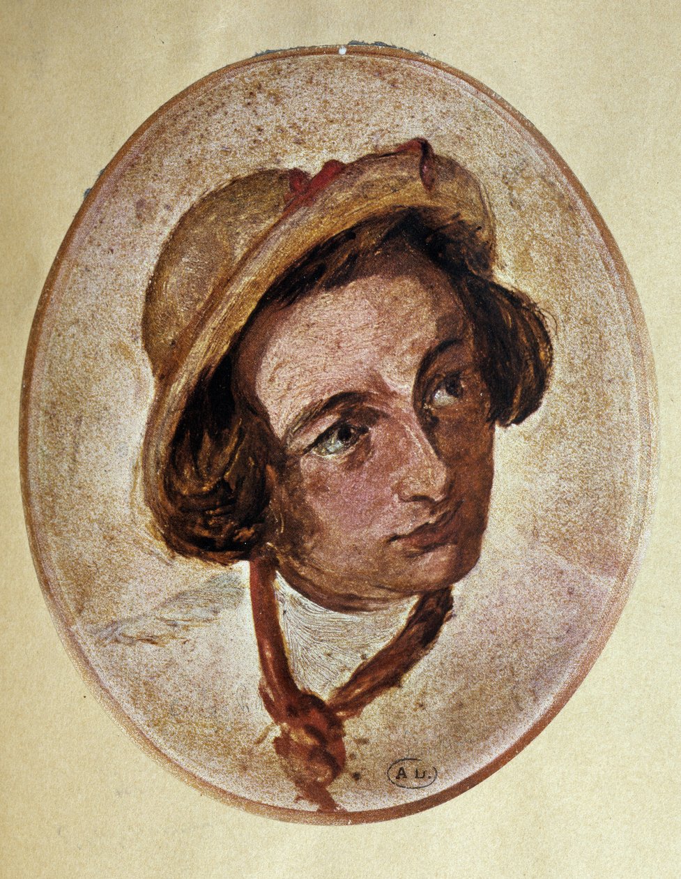 Portrét Charlese Dickense Younga, v.1840 od Unknown artist