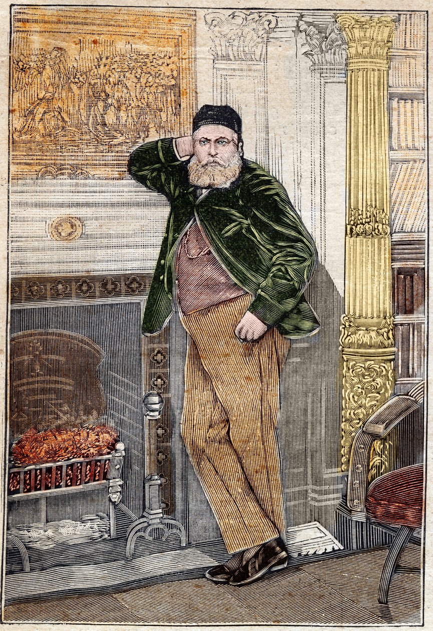 Portrét Charlese Gounoda (1818-1893), francouzského skladatele. od Unknown artist