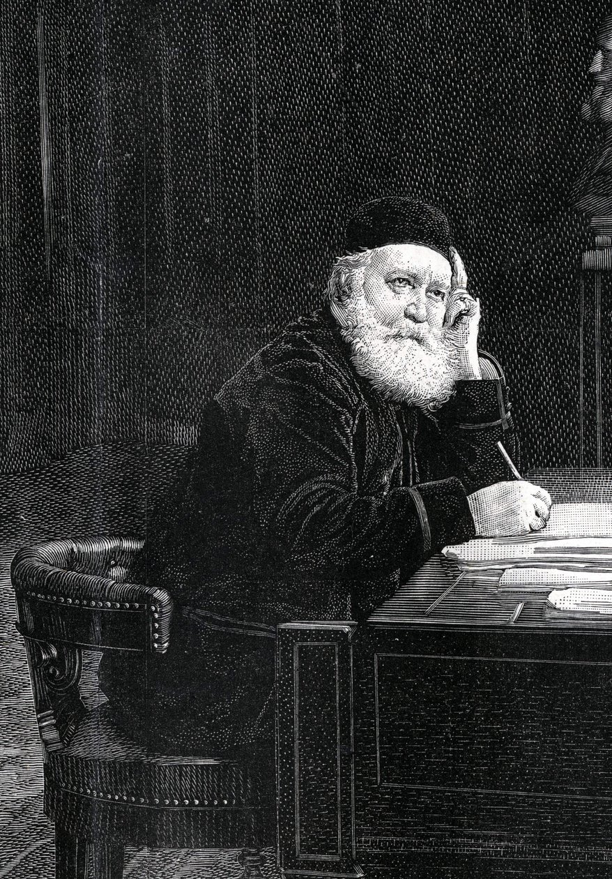 Portrét Charlese Gounoda (1818-1893), francouzského skladatele. od Unknown artist