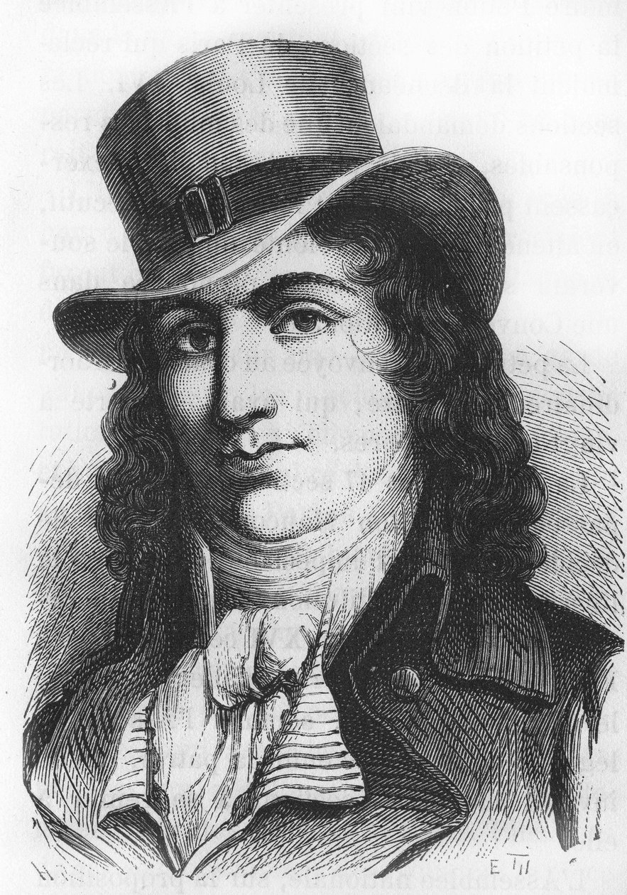 Portrét Charlese Jeana Marie Barbarouxe (1767-1794), francouzského politika. od Unknown artist