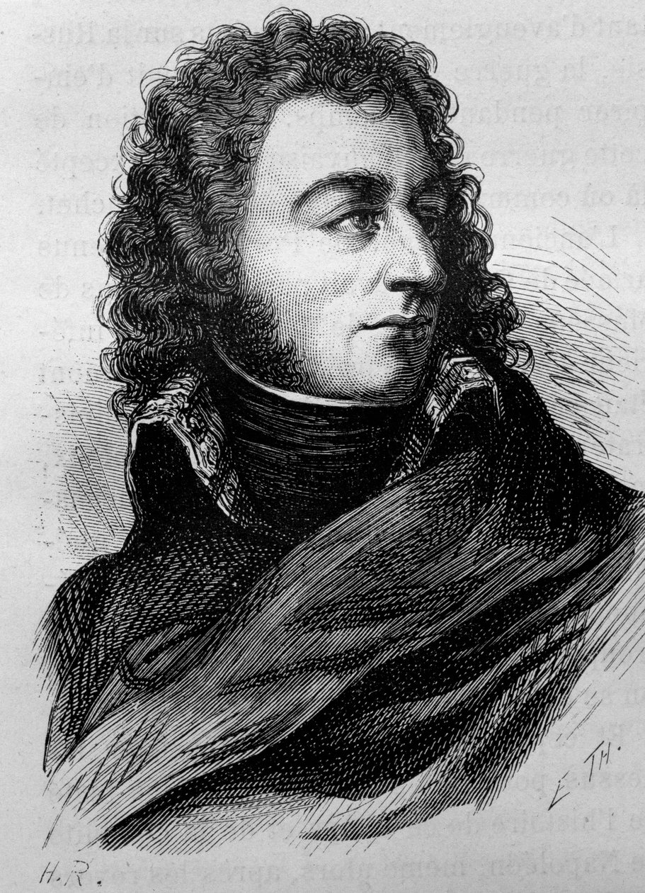 Portrét Karla Jana - Baptisty Bernadotte (Karel XIV.) (1763 - 1844). Rytina konce 19. století v „Histoire de France““ od H. Martina. od Unknown artist