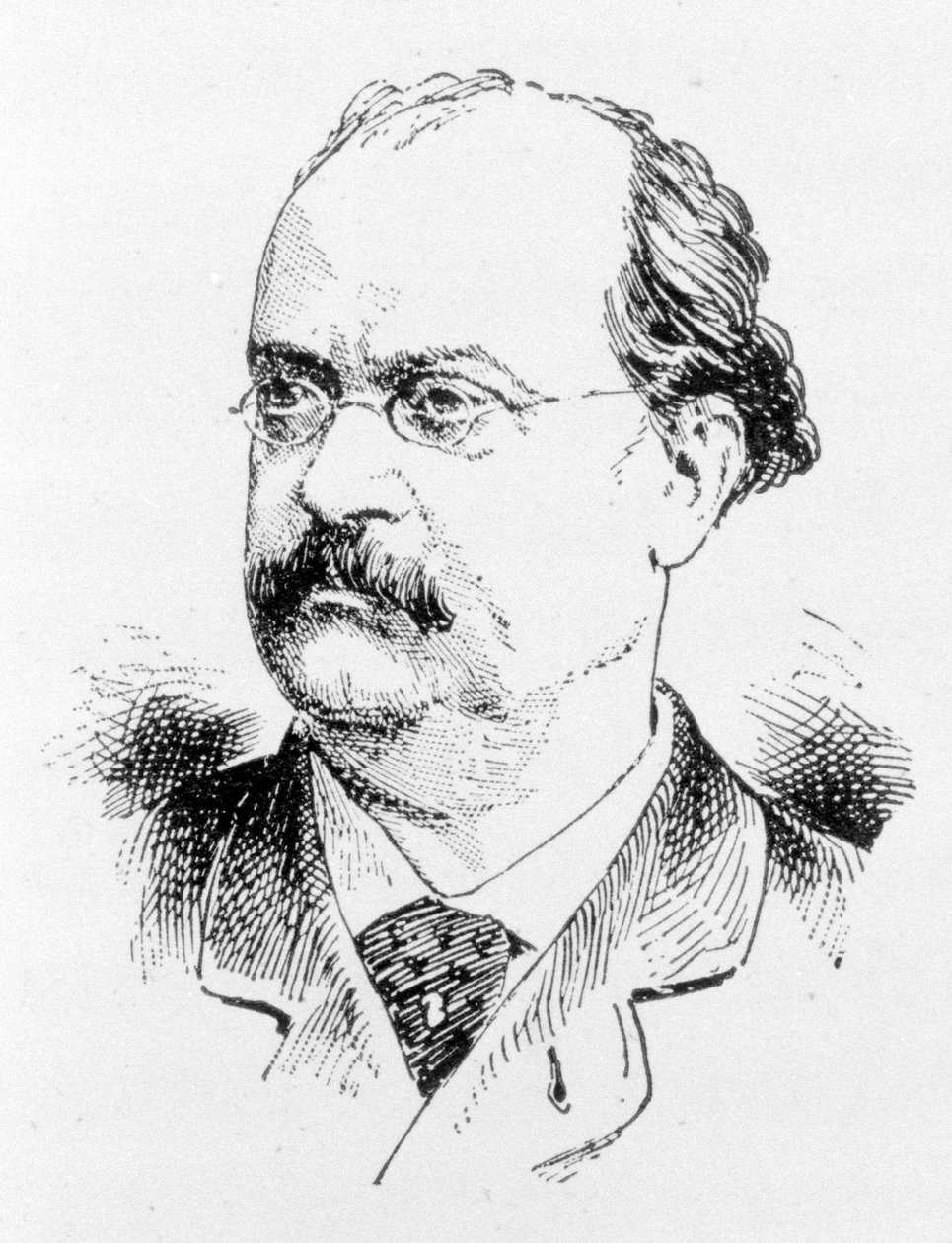 Portrét Charlese Lecocqa (1832 - 1918), francouzského skladatele. od Unknown artist