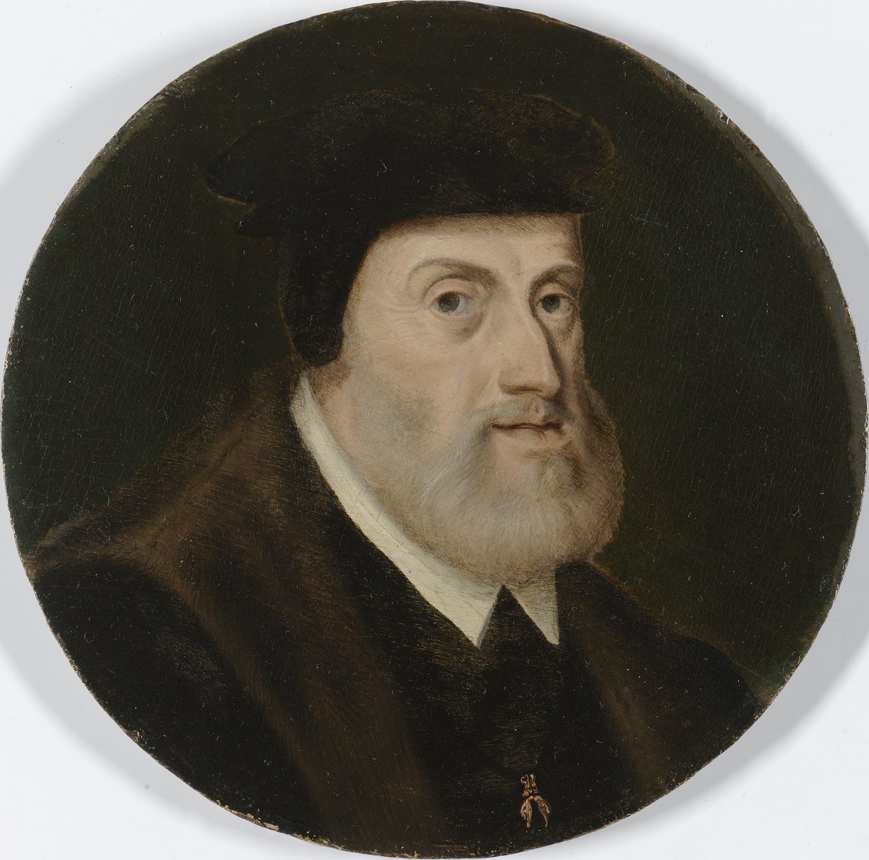Portrét Karla V., kolem roku 1550 (olej na panelu) od Unknown artist