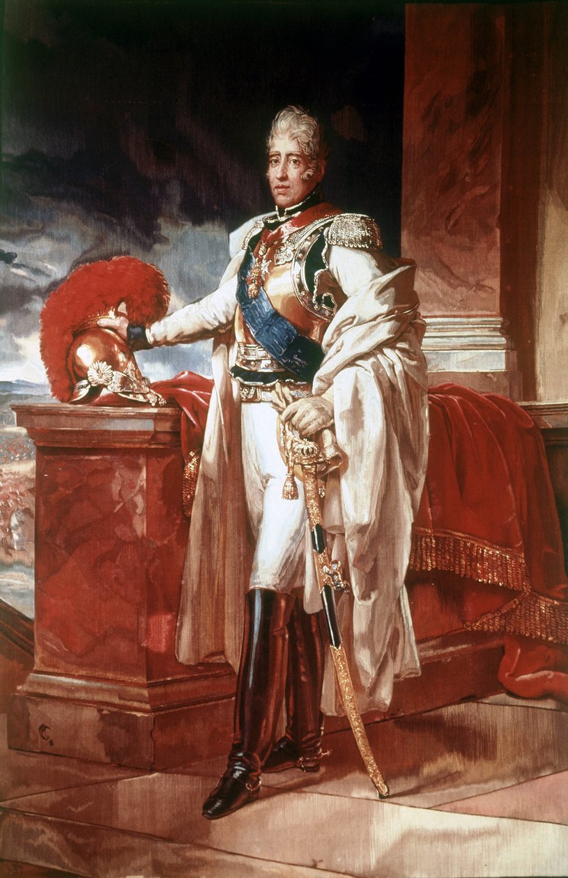 Portrét Karla X. (1757 - 1836), francouzského krále v letech 1824 až 1830. Malba. Muzeum Capodimonte, Neapol. od Unknown artist