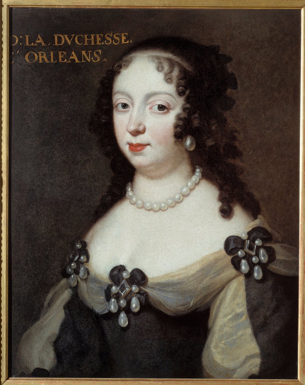 Portrét Charlotty Alžběty de Baviere (1652-1722) vévodkyně z Orleansu zvané Madame Palatine. Anonymní obraz 17. století. Olej na plátně. Meaux, Musee Bossuet - Portrét Charlotte Alžběty Bavorské (1652-1722), princezny Palatine a Du od Unknown artist