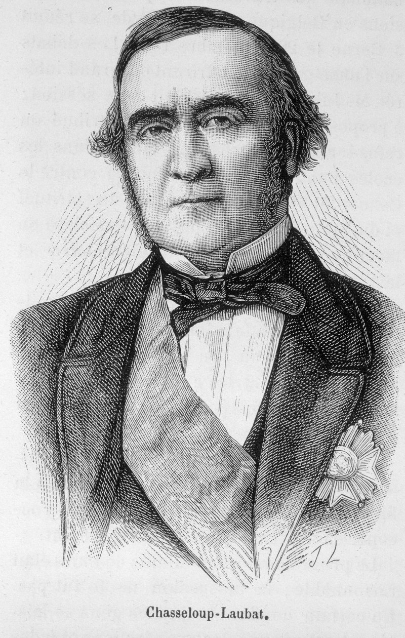 Portrét Chasseloupa - Laubat od Unknown artist