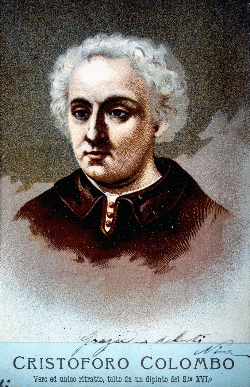 Portrét Kryštofa Kolumba od Unknown artist