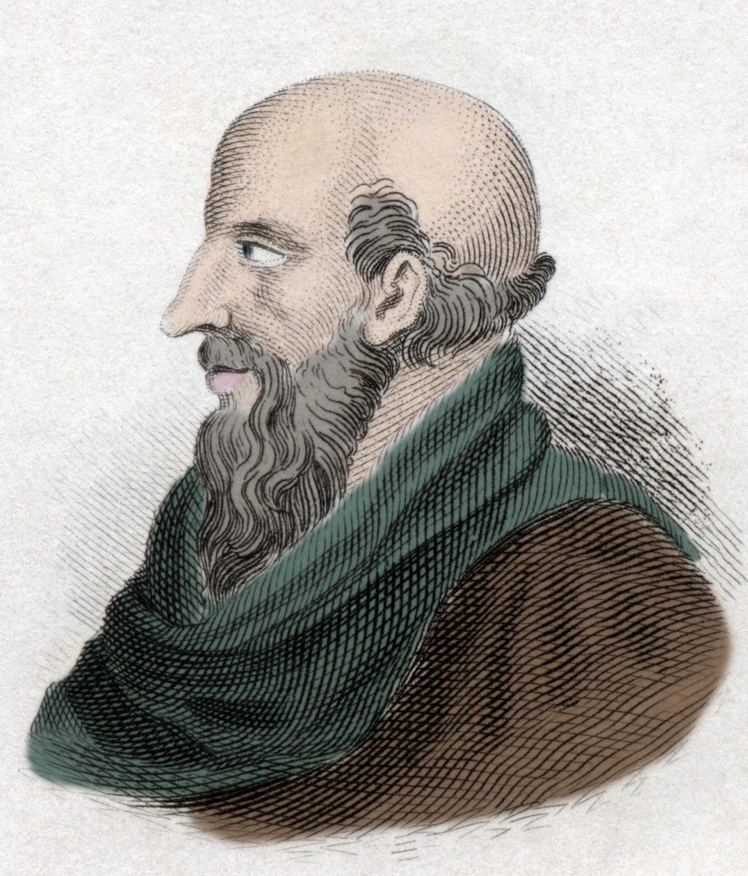 Portrét Chrysippe de Soles, stoického filozofa (280-206 př.nl) od Unknown artist