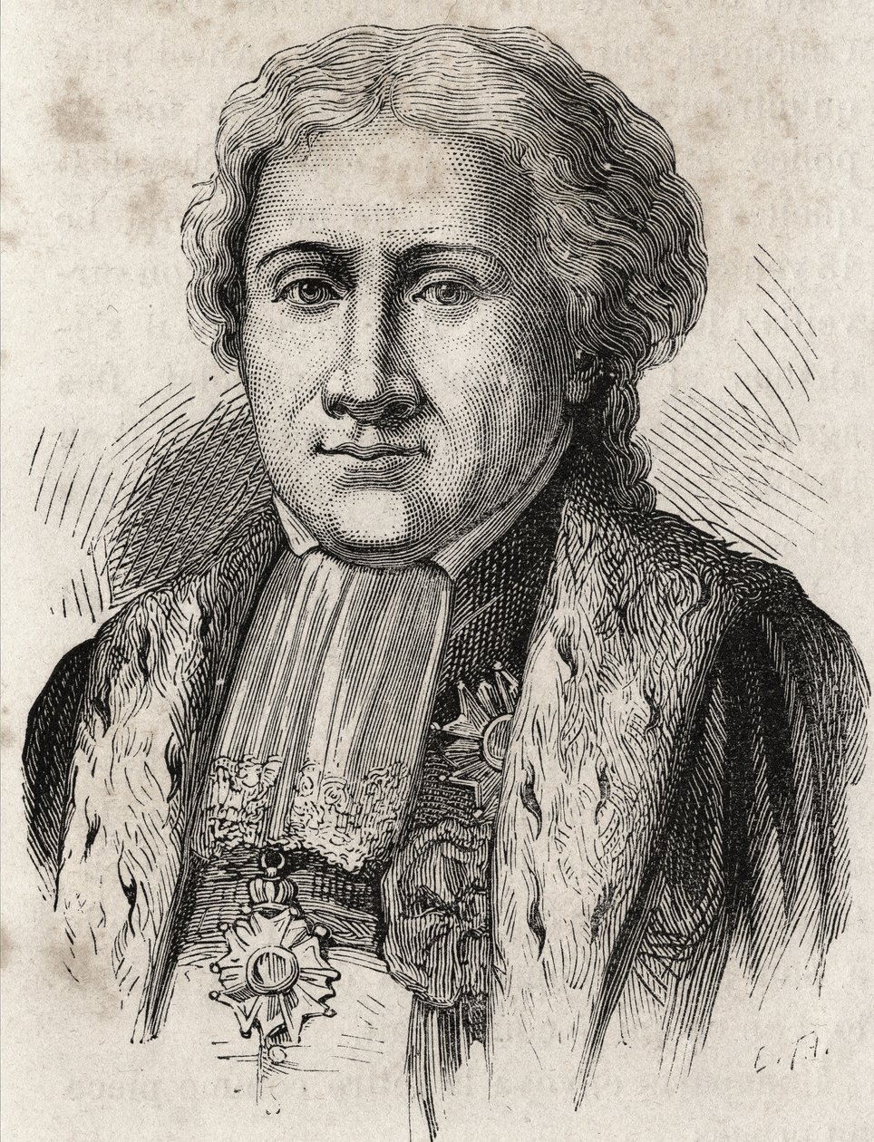 Portrét Claude - Ambroise Régnier, vévoda z Massy, ​​právník, velký soudce, ministr spravedlnosti (1746-1814) od Unknown artist
