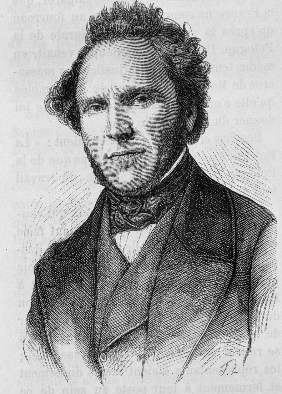 Portrét Clauda Anthime Corbona (1808 - 1891). Rytina konce 19. století v „Histoire de France““ od H. Martina. od Unknown artist