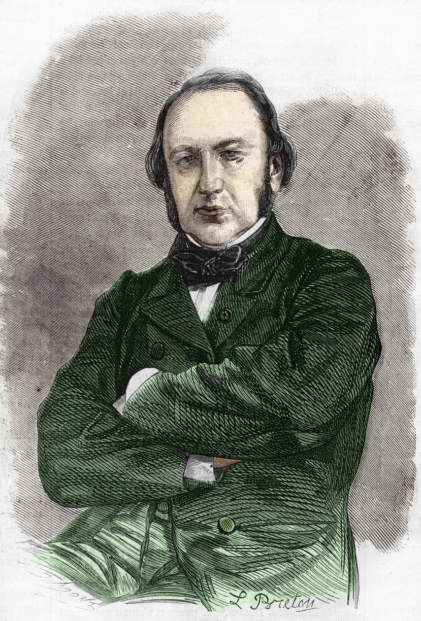 Portrét Clauda Bernarda (1813 - 1878), francouzského fyziologa. od Unknown artist