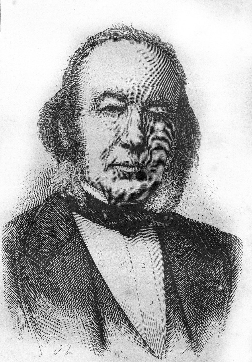 Portrét Clauda Bernarda (1813 - 1878) francouzského fyziologa - v "" L