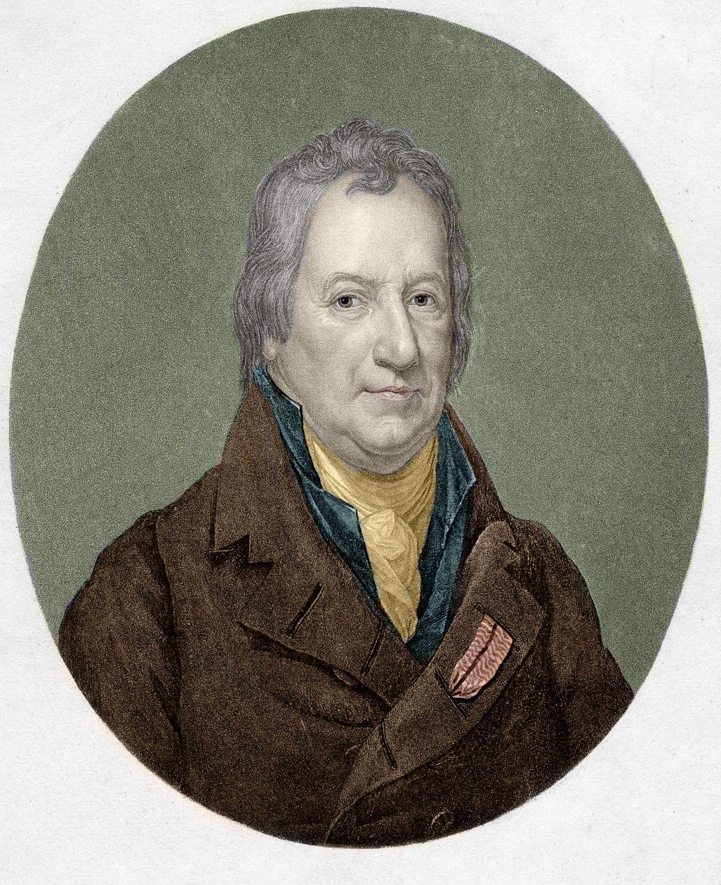 Portrét Clauda Louise, hraběte Bertholleta (1748 - 1822), francouzského chemika. od Unknown artist