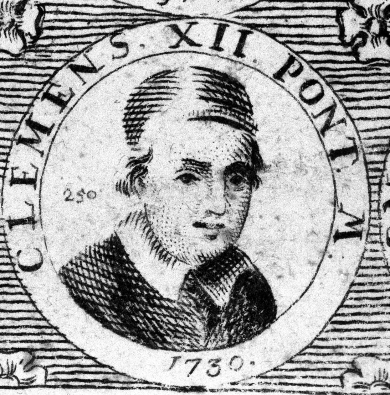 Portrét Clémenta XII. (1652 - 1740). od Unknown artist