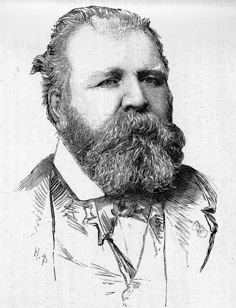 Portrét dirigenta Julese Pasdeloupa (1819-1887). od Unknown artist