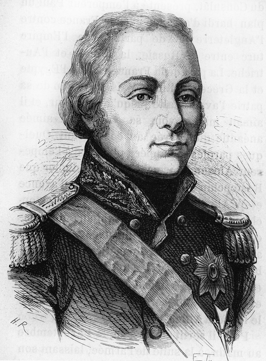Portrét hraběte Rostopchina (1765 - 1826). Rytina konce 19. století v „Histoire de France““ od H. Martina. od Unknown artist