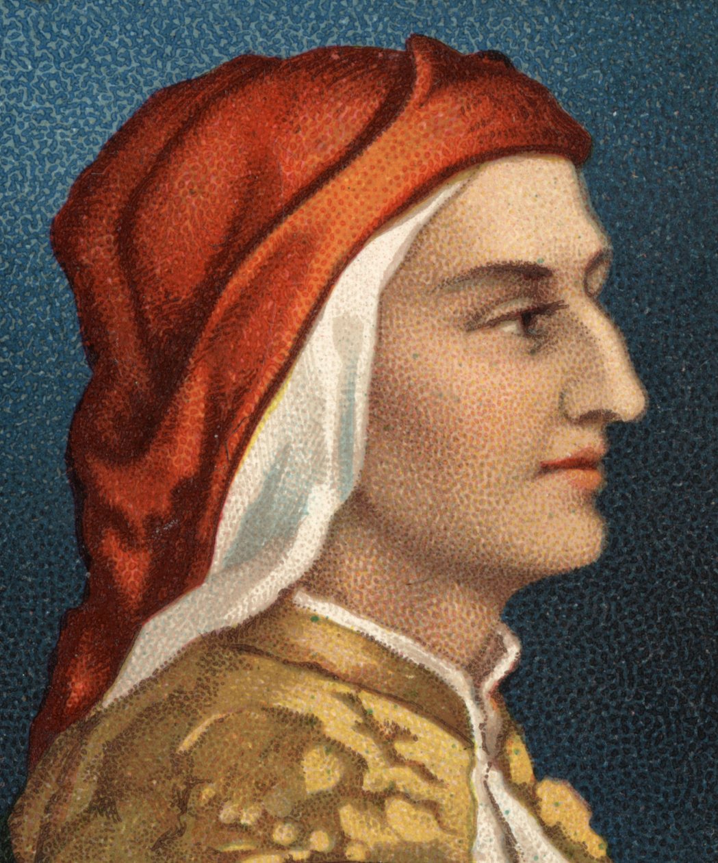 Portrét Dante Alighieri (1265-1321), italský spisovatel. od Unknown artist