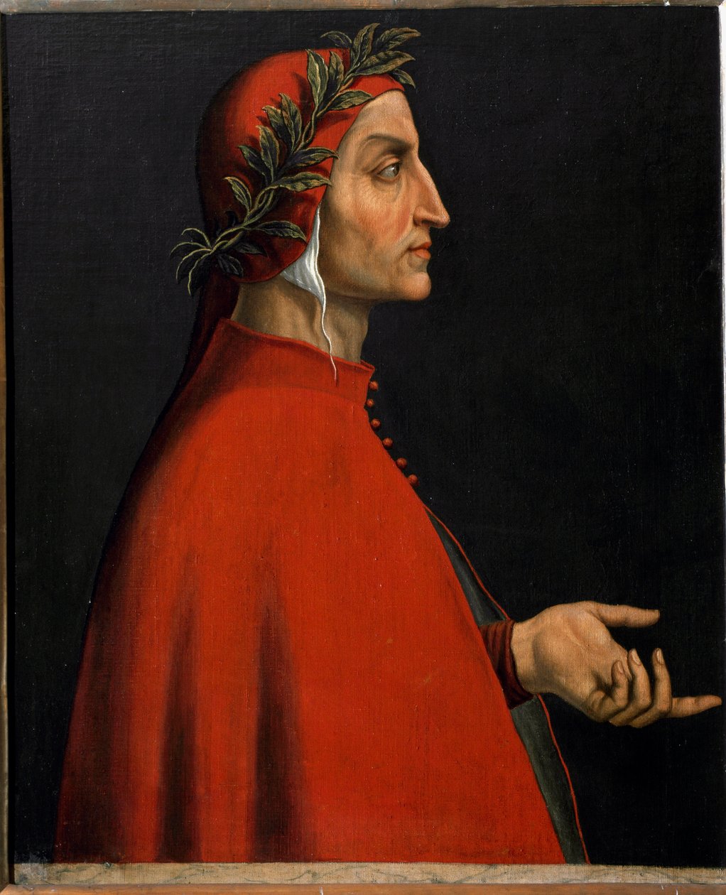 Portrét Dante Alighieriho (obraz) od Unknown artist