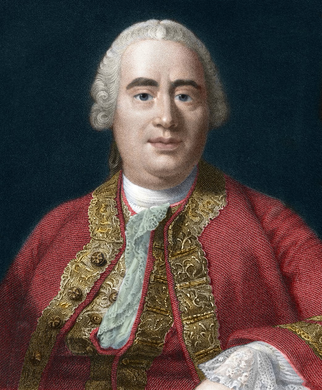 Portrét David Hume, skotský filozof (1711-1776) - David Hume (1771-1776) skotský filozof a historik od Unknown artist