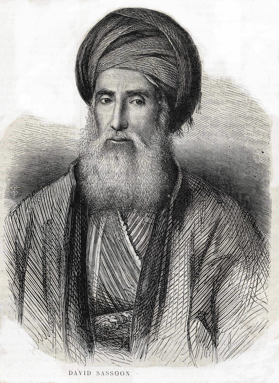 Portrét Davida Sassoona 1792-1865 od Unknown artist