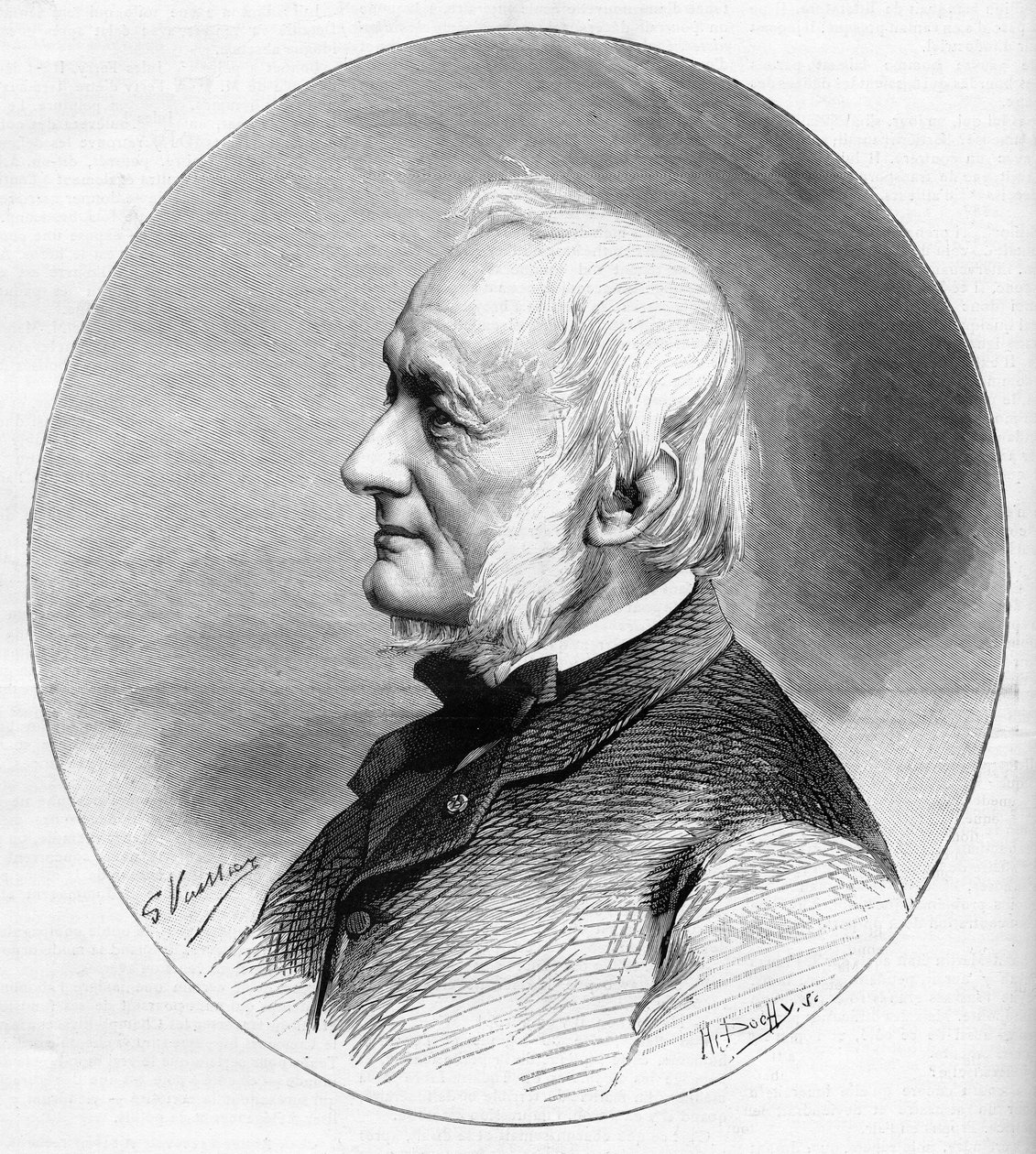 Portrét Desire Nisard (1806-1888), spisovatelka a členka francouzské akademie zvolená v roce 1850. od Unknown artist