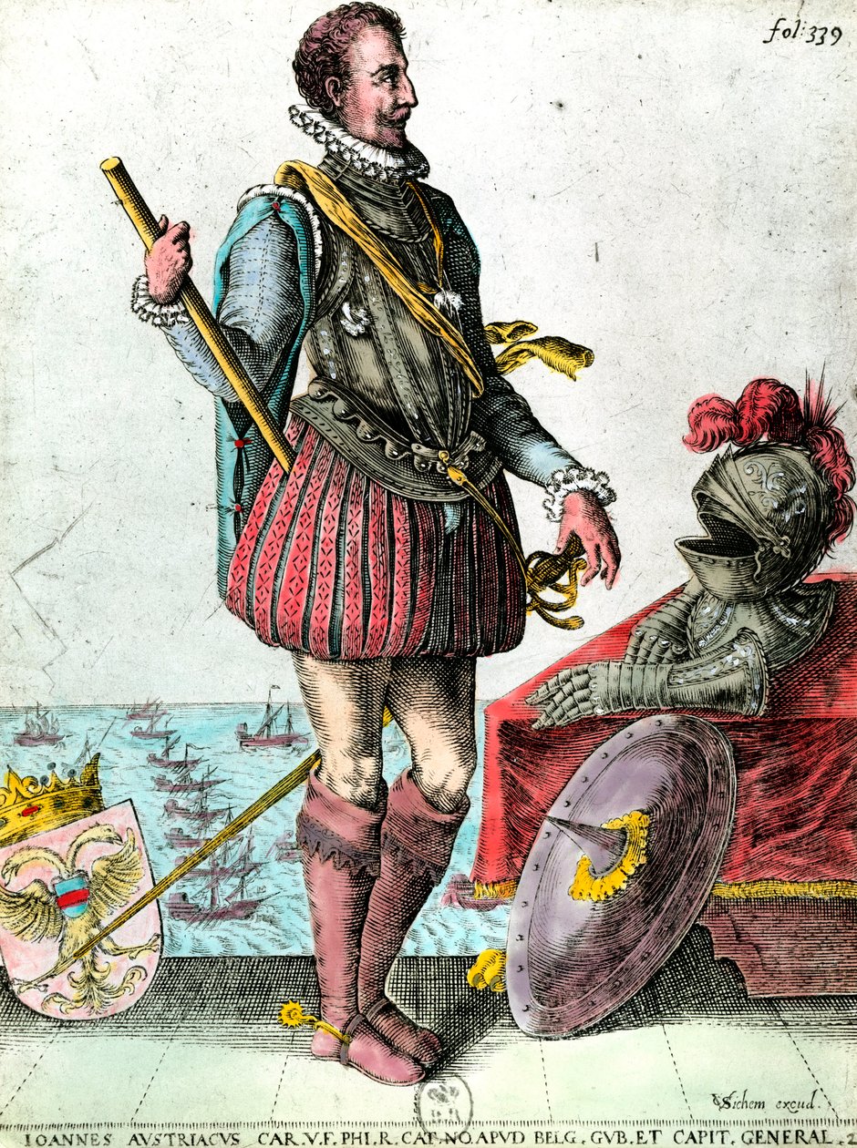 Portrét Dona Juana Jose z Rakouska (1629-1679) vicekrál Nizozemska Rytina ze 17. století Soukromá sbírka od Unknown artist