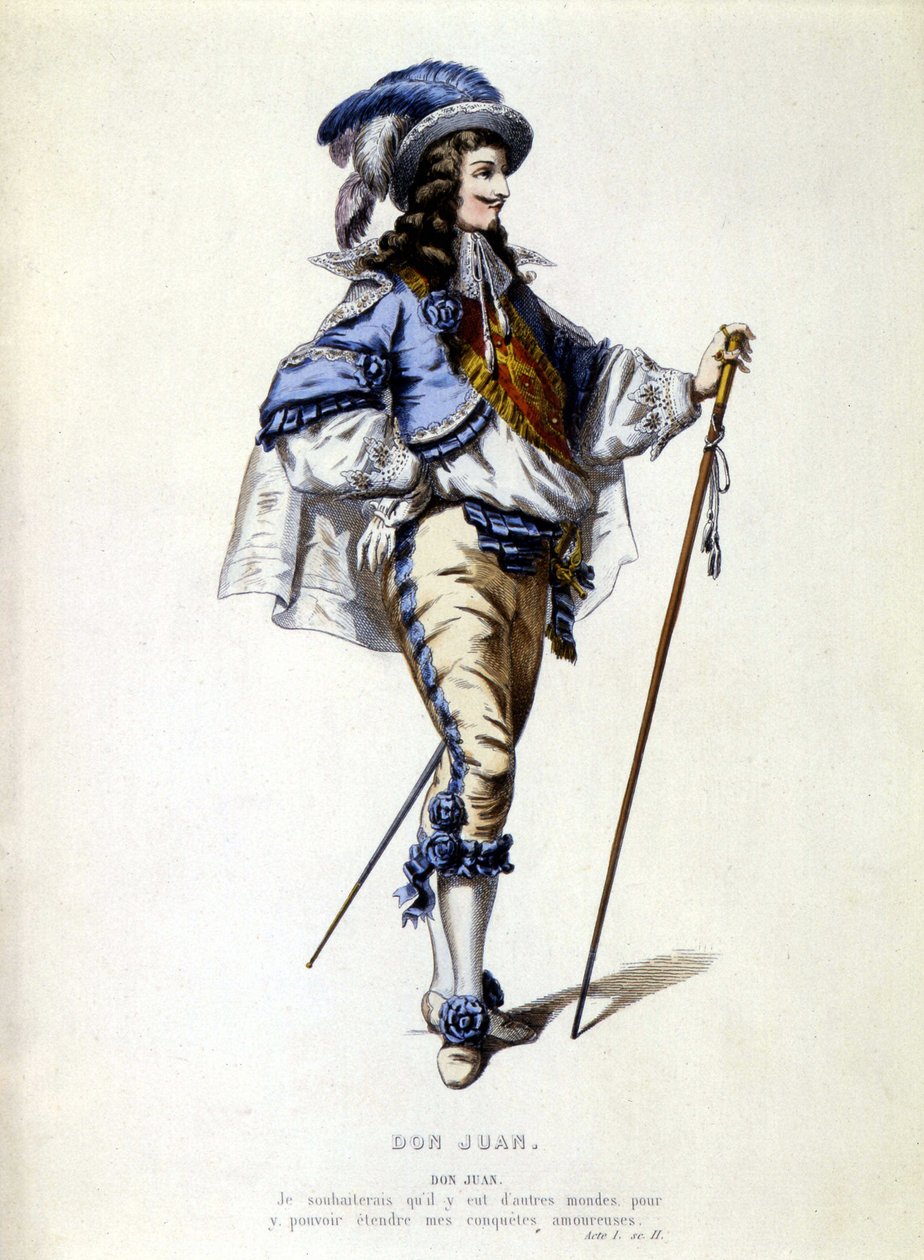 Portrét Dona Juana v nohách, sd. 19. století od Unknown artist