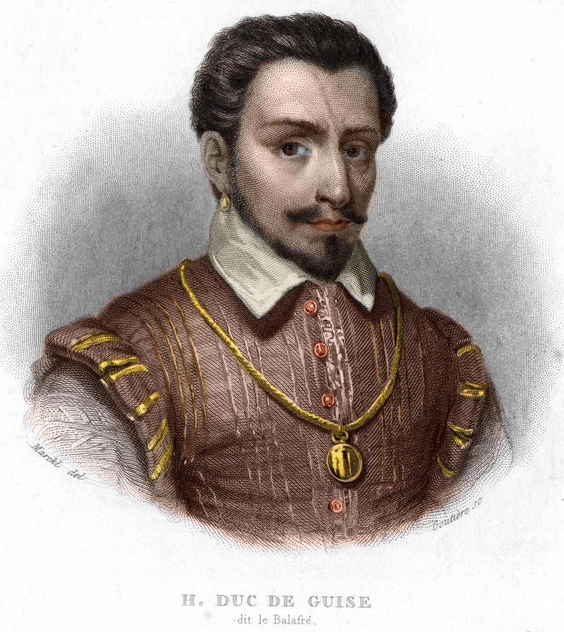 Portrét vévody z Guise. François de Lorraine, vévoda z Aumale, poté druhý vévoda z Guise francouzský generálporučík (1519 až 1563) od Unknown artist