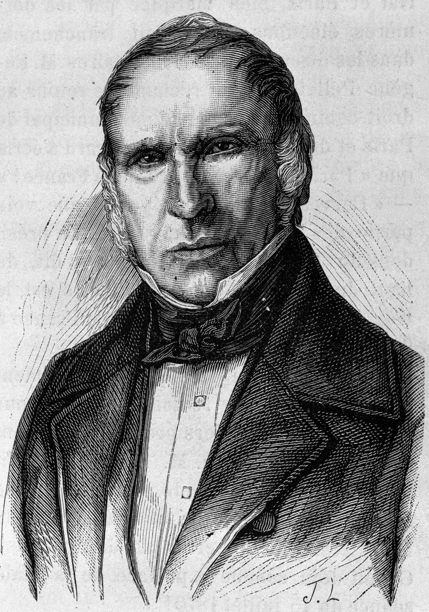 Portrét Dupina Ainé (1783 - 1865). Rytina konce 19. století v „Histoire de France““ od H. Martina. od Unknown artist