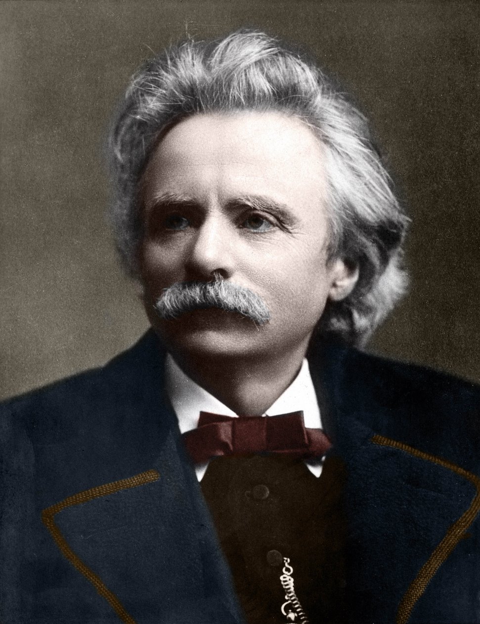 Portrét Edvarda Griega (1843 - 1907) norského skladatele. od Unknown artist