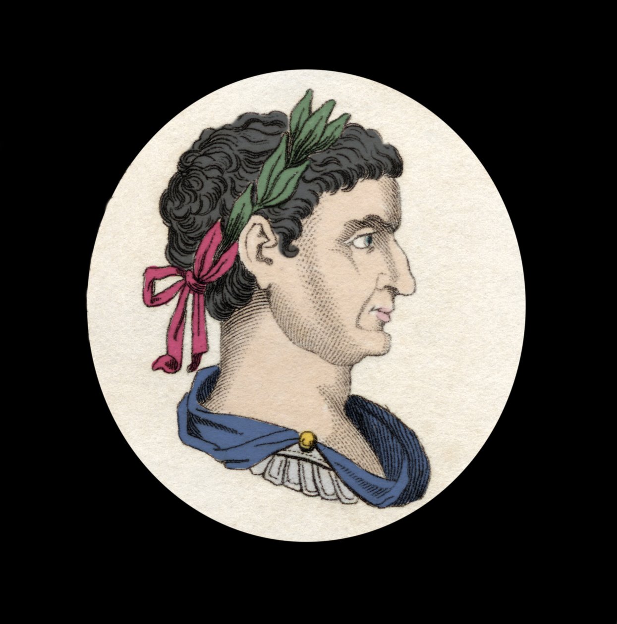 Portrét císaře Traiana (Marcus Ulpius Traianus) (98-117 n. l.). od Unknown artist