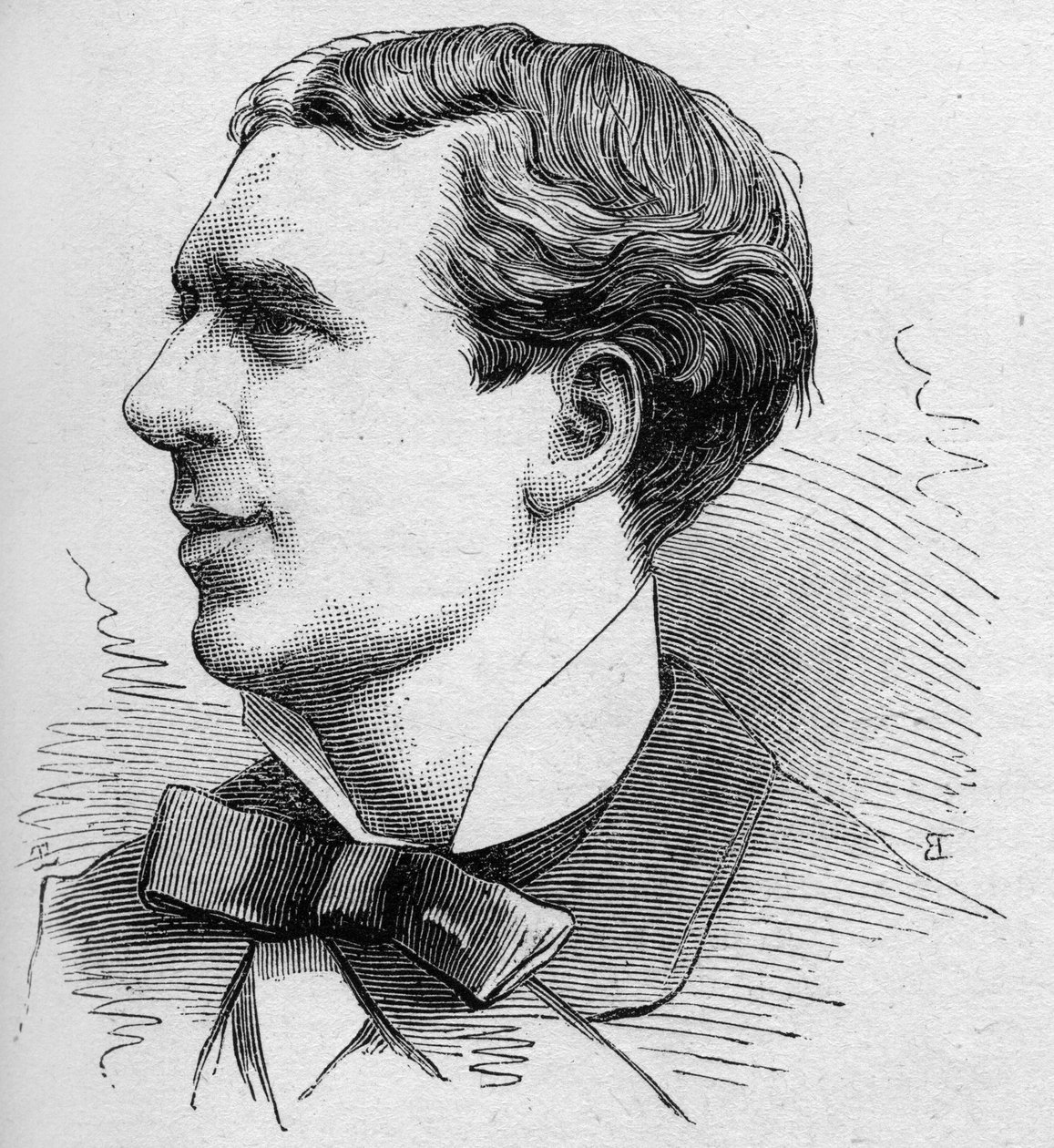 Portrét Ernesta Coquelina dit Poppy le Cadet (1848-1909), francouzského komika, člena Comedie Francaise. Rytina v „“ Le Monde Illustré““ n¡1168 ze dne 16. srpna 1879. od Unknown artist