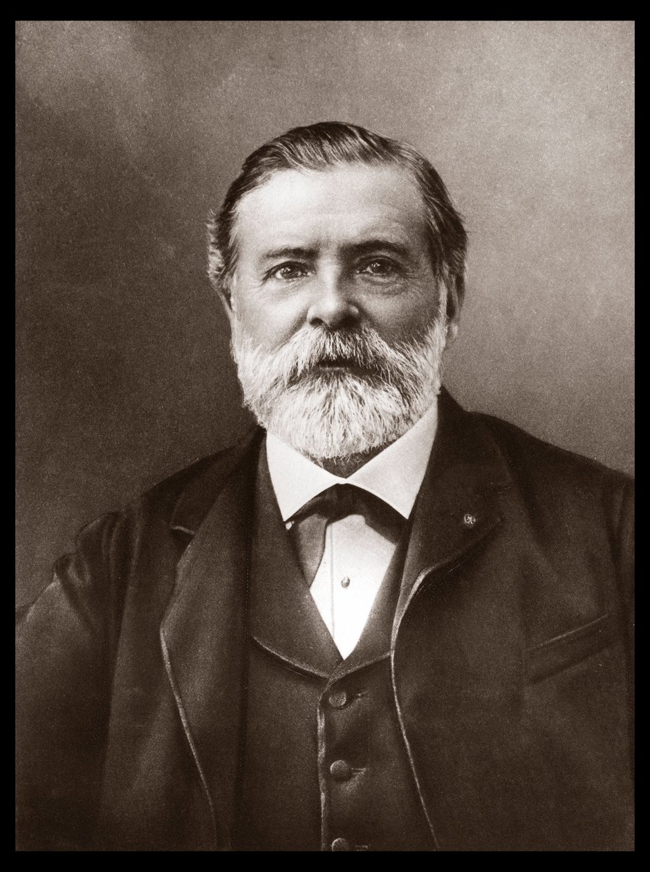 Portrét Etienne-Jules Marey (1830-1904); anglický vědec a chronofotograf; vynálezce sfygmografu a průkopník fotografie a kina. Foto Nadar, Paul (1856-1939). od Unknown artist